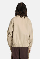 ADIDAS ORIGINALS felpa con zip SST Adicolor Classics Cotton Twill Tracktop khaki three beige, colore basico beige, uomo. KR1369 . ADIDAS ORIGINALS 