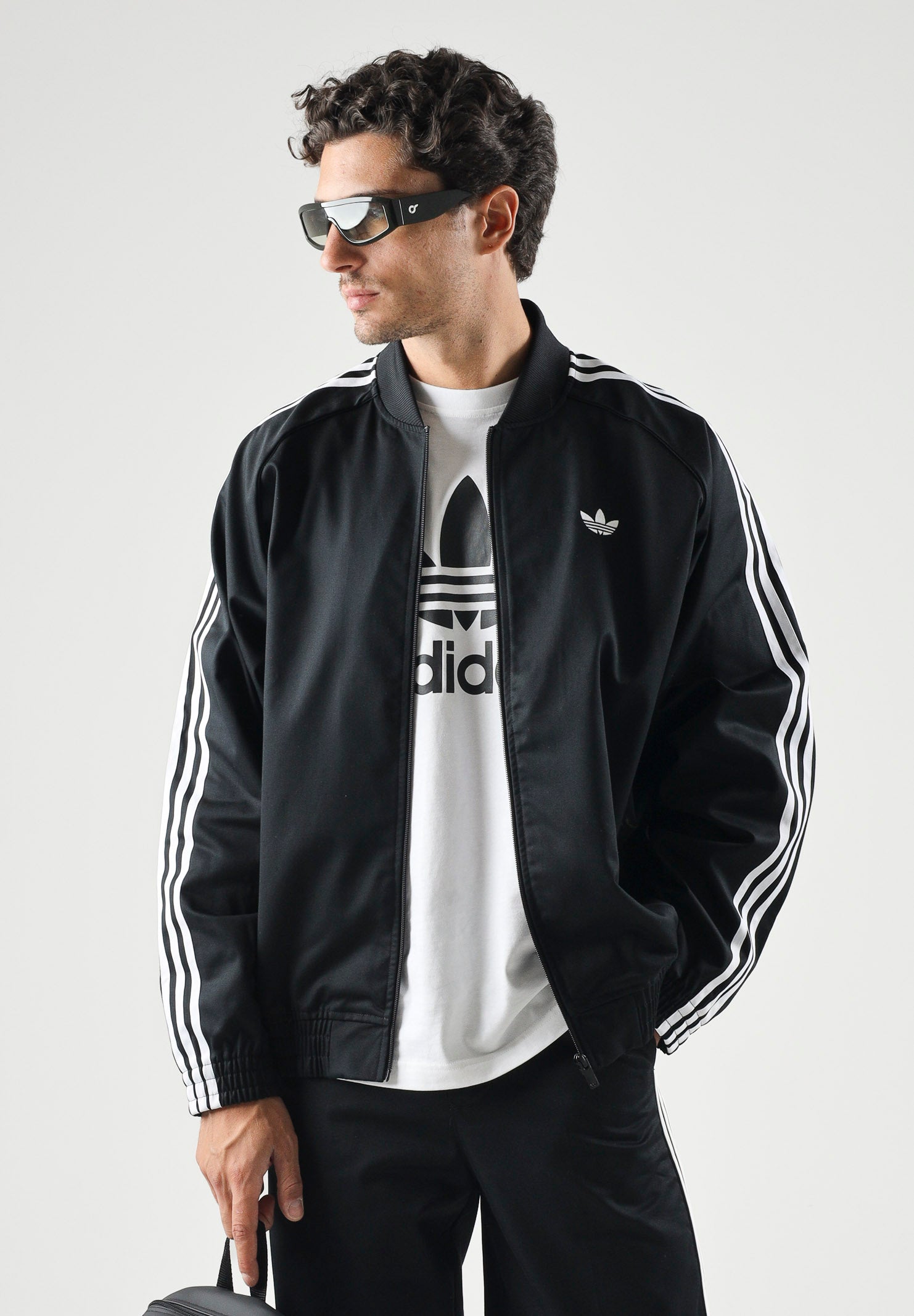ADIDAS ORIGINALS Giacca SST ADICOLOR CLASSICS  nera da uomo KR1371 . ADIDAS ORIGINALS 