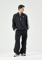 ADIDAS ORIGINALS Felpa con zip SST Adicolor Classics Tracktop black nero, colore basico nero, uomo. KR1374 . ADIDAS ORIGINALS 