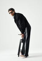 ADIDAS ORIGINALS pantaloni sportivi Adicolor SST Cotton Twill Pants black nero uomo. KR1387 . ADIDAS ORIGINALS 