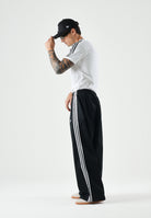 ADIDAS ORIGINALS pantaloni sportivi Adicolor SST Cotton Twill Pants black nero uomo. KR1387 . ADIDAS ORIGINALS 
