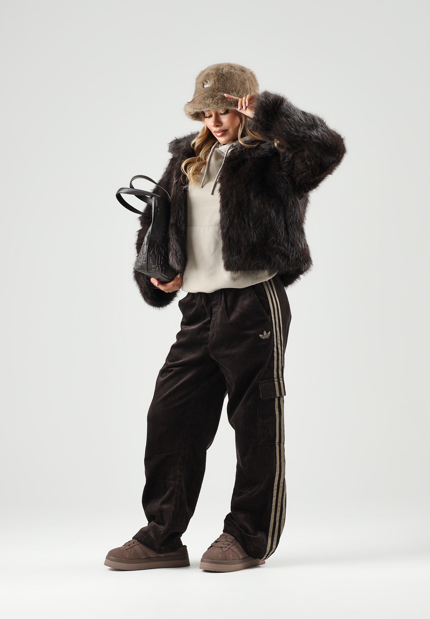 ADIDAS ORIGINALS Jeans cargo marrone/coffe da uomo KR1405 . ADIDAS ORIGINALS 