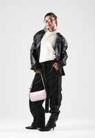 ADIDAS ORIGINALS Jeans cargo neri da uomo con tasconi KR1407 . ADIDAS ORIGINALS 