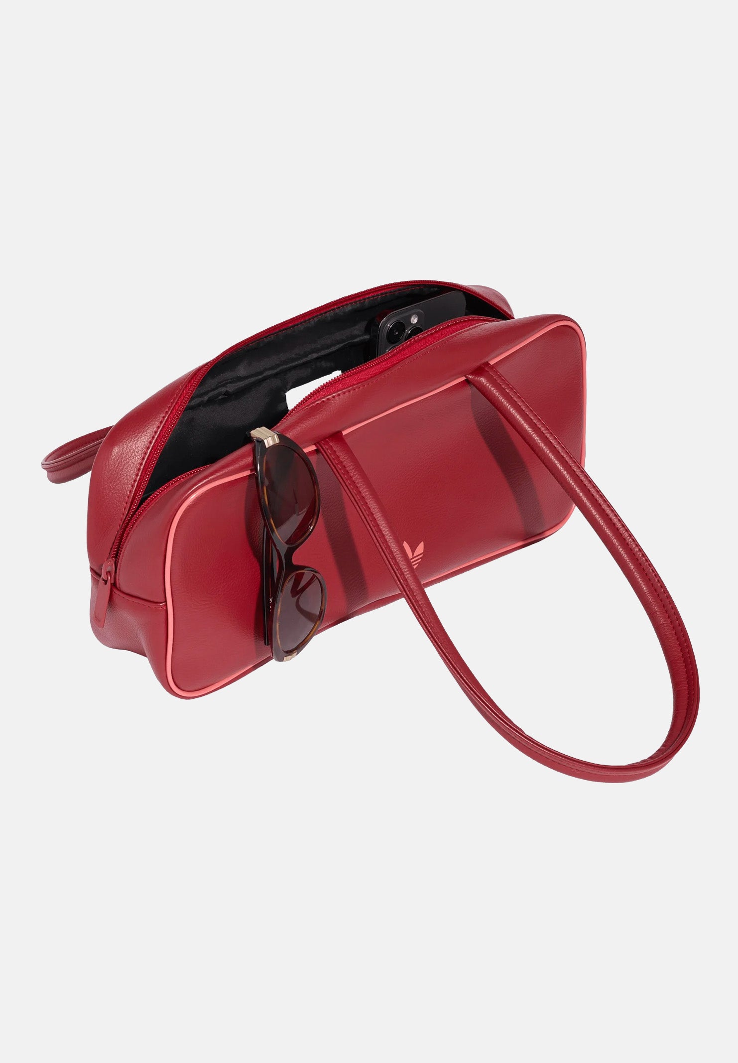 ADIDAS ORIGINALS borsa a spalla Airliner Adicolor Elongated Team Victory Red rosso bordeaux da donna. KR1506 . ADIDAS ORIGINALS 