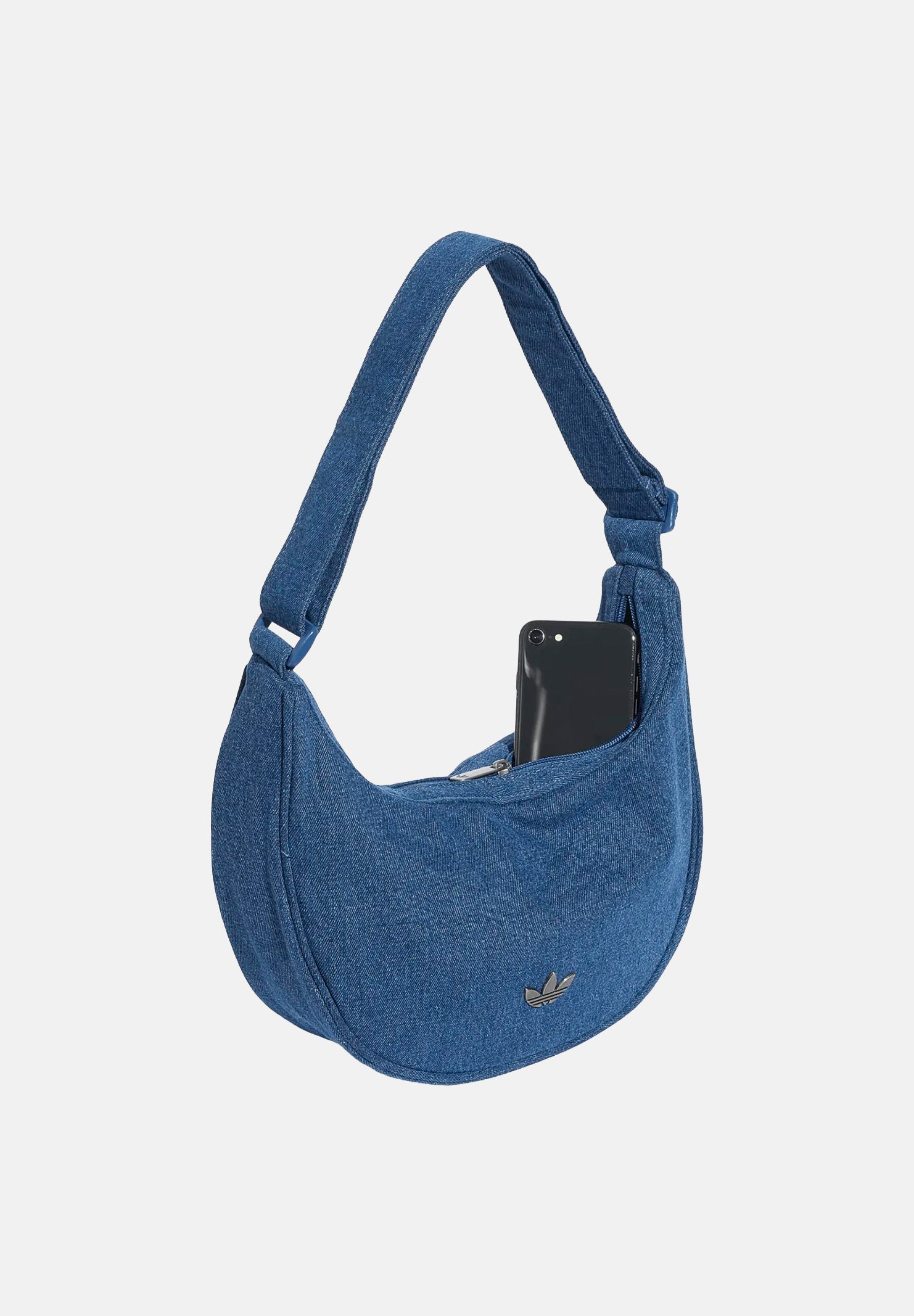 ADIDAS ORIGINALS Borsa BORSA ADICOLOR A MEZZALUNA Light Denim blu denim unisex. KR1531 . ADIDAS ORIGINALS 