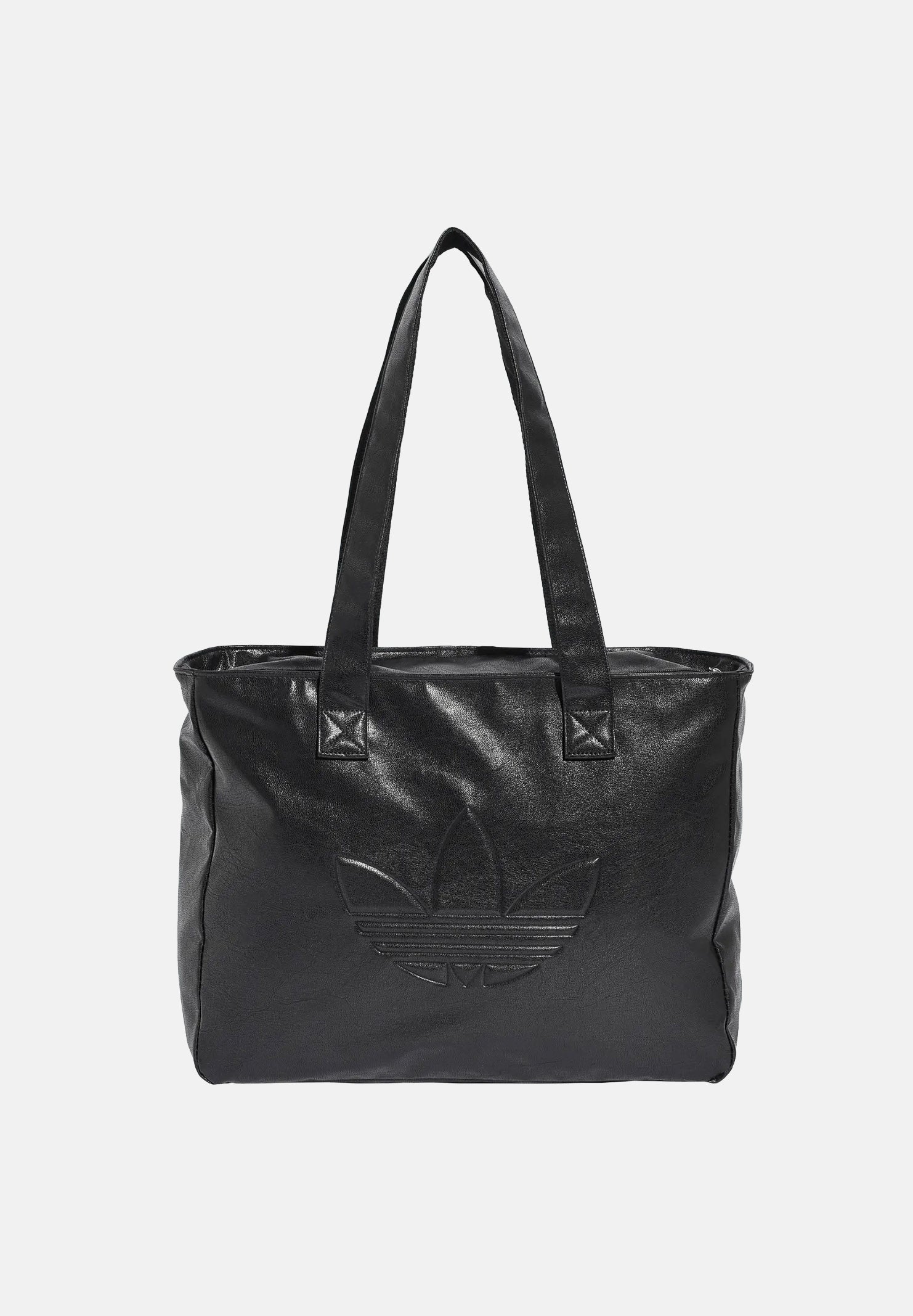 ADIDAS ORIGINALS Borsa shopper SHOPPER METALLIC PU BAG Black, nero, da donna. KR1565 . ADIDAS ORIGINALS 