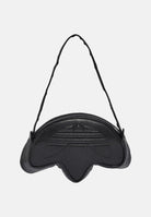 ADIDAS ORIGINALS Borsa TREFOIL Bag Metallic PU Black, nero, da donna. KR1602 . ADIDAS ORIGINALS 