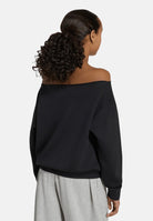 ADIDAS ORIGINALS Felpa OVERSIZE IN FRENCH TERRY nero da bambina KR3481 . ADIDAS ORIGINALS 