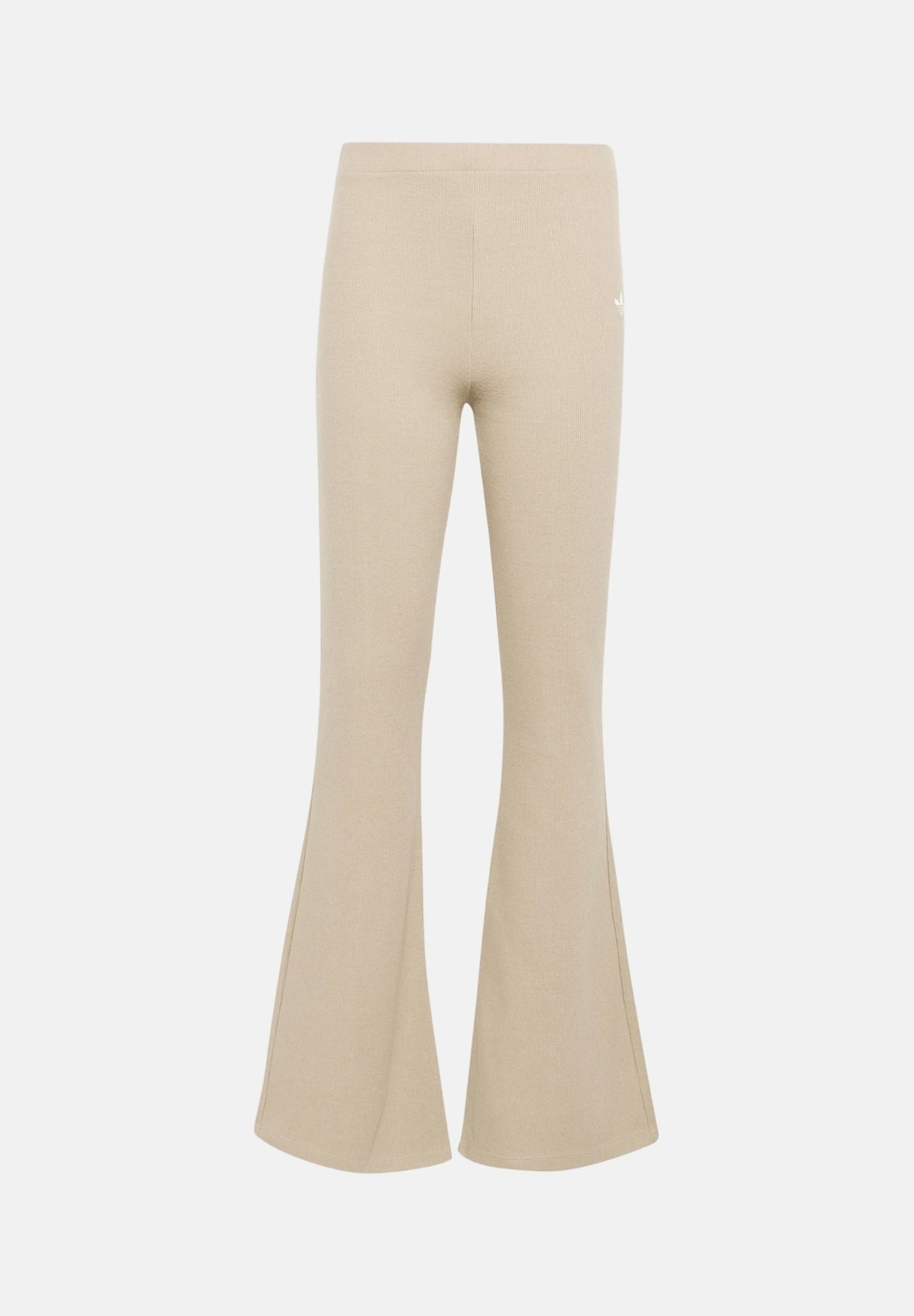 ADIDAS ORIGINALS Pantaloni  Khaki Three, beige da bambina con gamba a zampa KR3487 . ADIDAS ORIGINALS 