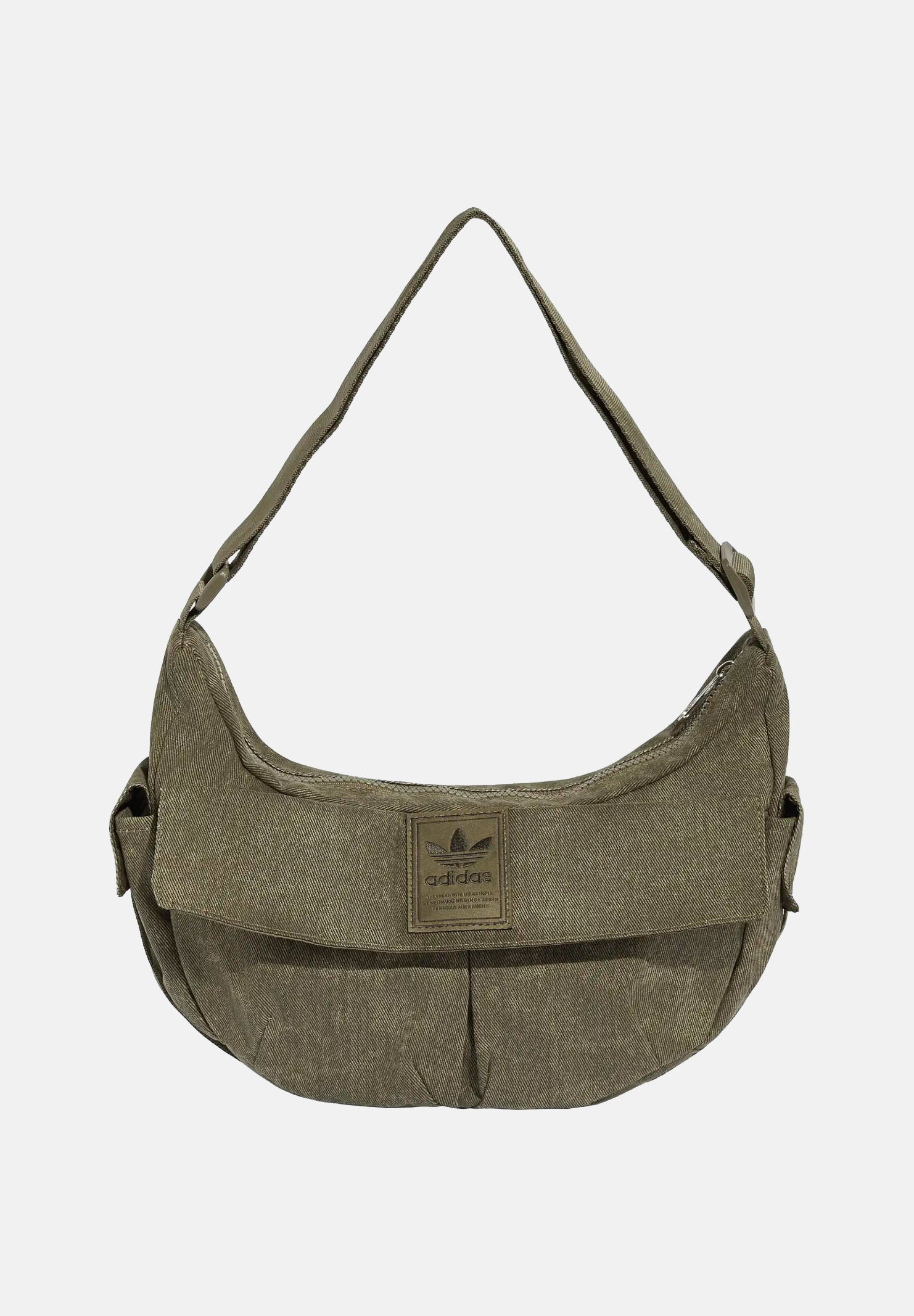 ADIDAS ORIGINALS Borsa WASHED MOON BAG Olive Strata verde oliva unisex. KR3941 . ADIDAS ORIGINALS 