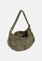 ADIDAS ORIGINALS Borsa WASHED MOON BAG Olive Strata verde oliva unisex. KR3941 . ADIDAS ORIGINALS 