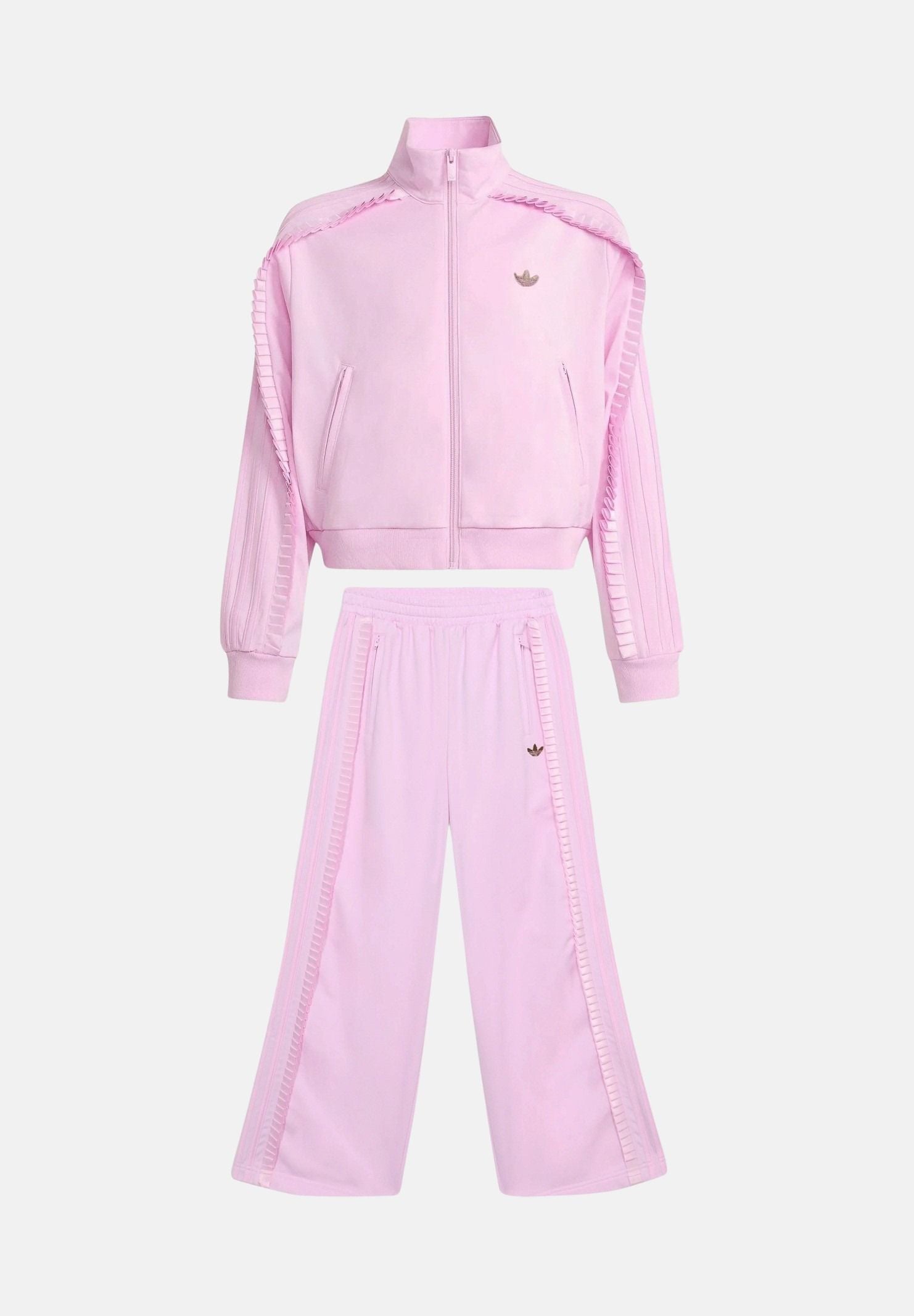 ADIDAS ORIGINAL Tuta crop color Orcfus, rosa, da bambina con logo trefoil KR6592 . ADIDAS ORIGINALS 