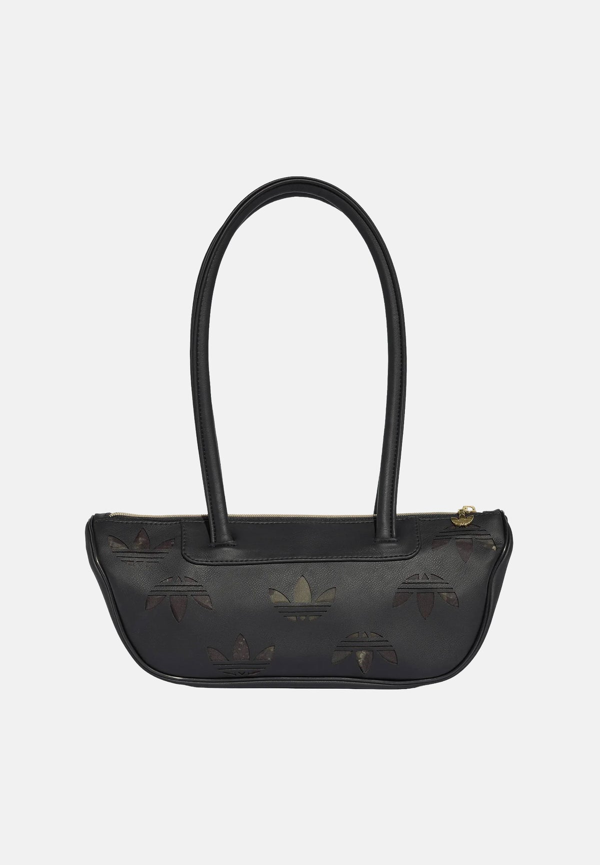 ADIDAS ORIGINALS Borsa a spalla BOWLING MONOGRAM  nera da  donna. KR6774 . ADIDAS ORIGINALS 