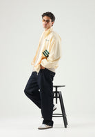 ADIDAS ORIGINALS Giacca a vento Munich 93 Tracktop warvan beige, colore basico beige, uomo. KR7280 . ADIDAS ORIGINALS 