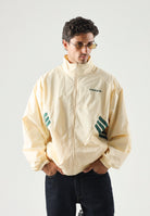 ADIDAS ORIGINALS Giacca a vento Munich 93 Tracktop warvan beige, colore basico beige, uomo. KR7280 . ADIDAS ORIGINALS 