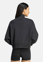 ADIDAS ORIGINALS Felpa SPACER TRACKTOP Black grigio notte da donna con dettagli riflettenti. KR9149 . ADIDAS ORIGINALS 