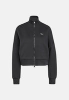 ADIDAS ORIGINALS Felpa SPACER TRACKTOP Black grigio notte da donna con dettagli riflettenti. KR9149 . ADIDAS ORIGINALS 
