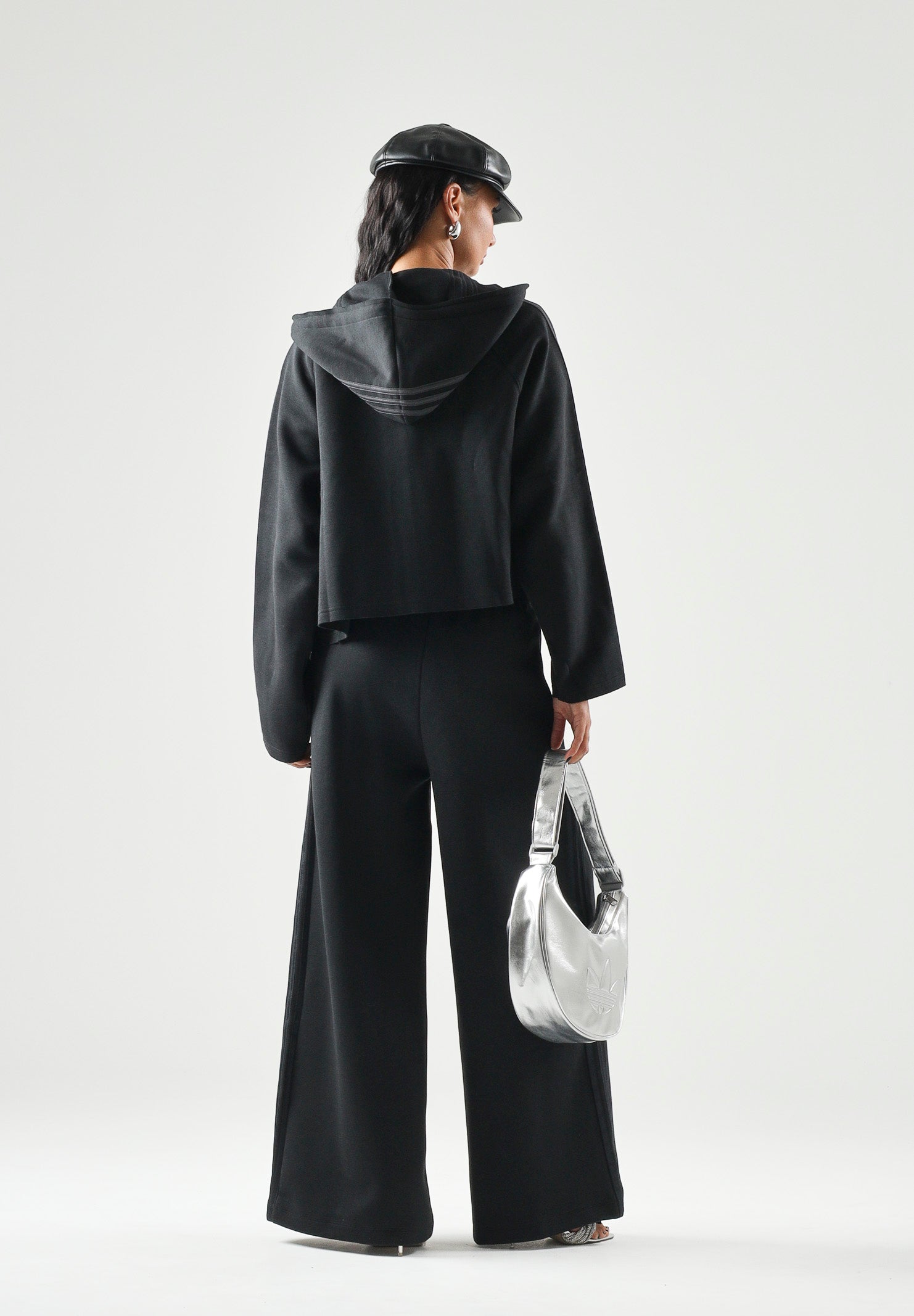 ADIDAS ORIGINALS Pantaloni TRACK PANTS SPACER Black, grigio notte da donna KR9176 . ADIDAS ORIGINALS 