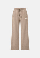 ADIDAS ORIGINALS Pantaloni WIDE LEG beige per donna con morbido tessuto e coulisse regolabile in vita. KR9180 . ADIDAS ORIGINALS 
