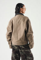 ADIDAS ORIGINALS Bomber giubbotto di jeans PREMIUM ESSENTIALS beige per uomo e donna KR9657 . ADIDAS ORIGINALS 