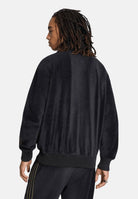 ADIDAS ORIGINALS Felpa FIREBIRD VELOUR nero da uomo con zip KS4094 . ADIDAS ORIGINALS 