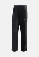 ADIDAS ORIGINALS Pantaloni FIREBIRD VELOUR nero per uomo e donna con dettagli laterali tono su tono. KS4100 . ADIDAS ORIGINALS 