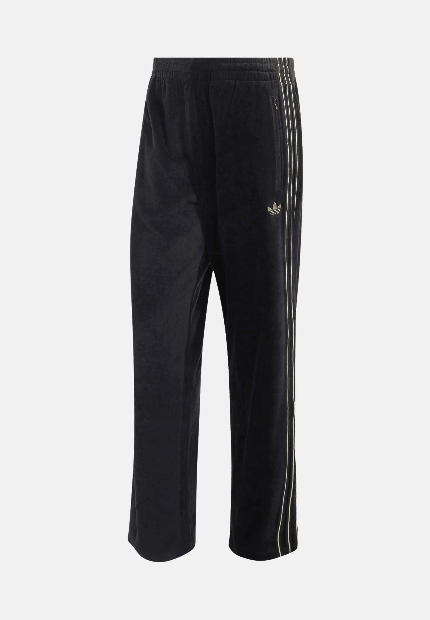 ADIDAS ORIGINALS Pantaloni FIREBIRD VELOUR nero da uomo con dettagli laterali tono su tono. KS4100 . ADIDAS ORIGINALS 