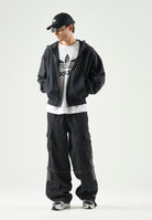 ADIDAS ORIGINALS Felpa PREMIUM ESSENTIALS nera da uomo con cappuccio KS4102 . ADIDAS ORIGINALS 