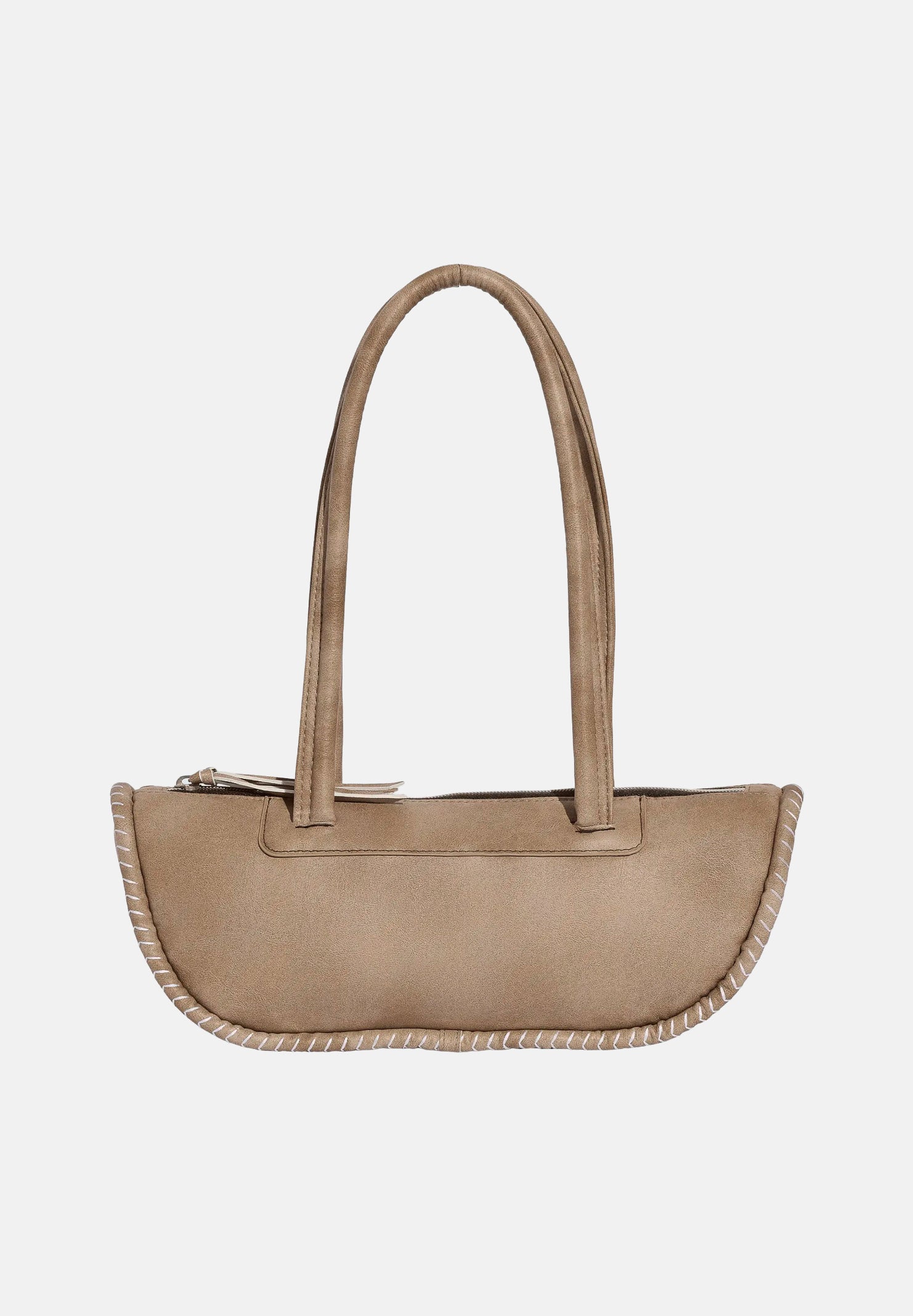 ADIDAS ORIGINALS Borsa BOWLING a spalla beige da donna con logo Trefoil KS4135 . ADIDAS ORIGINALS 