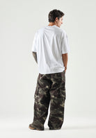 ADIDAS ORIGINALS Jeans i CAMO PANTS  verde oliva per uomo e donna con fantasia camouflage. KS4230 . ADIDAS ORIGINALS 