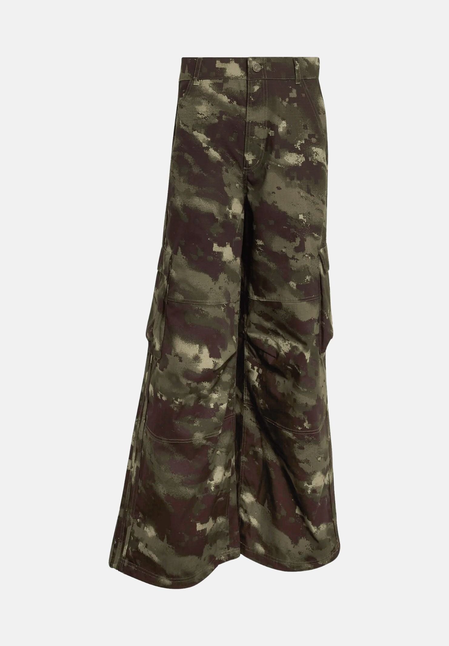 ADIDAS ORIGINALS Jeans i CAMO PANTS  verde oliva per uomo e donna con fantasia camouflage. KS4230 . ADIDAS ORIGINALS 