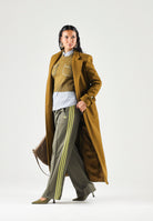 ADIDAS ORIGINALS Pantaloni FIREBIRD LOOSE TRACK PANTS verde olive da donna con 3-stripes iconiche KS4664 . ADIDAS ORIGINALS 