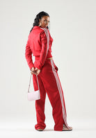 ADIDAS ORIGINALS Pantaloni FIREBIRD LOOSE TRACK PANTS Team Victory Red rosso da donna KS4670 . ADIDAS ORIGINALS 