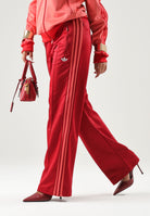 ADIDAS ORIGINALS Pantaloni BECKENBAUER Team Victory Red-rosso da donna con logo Trefoil. KS4738 . ADIDAS ORIGINALS 