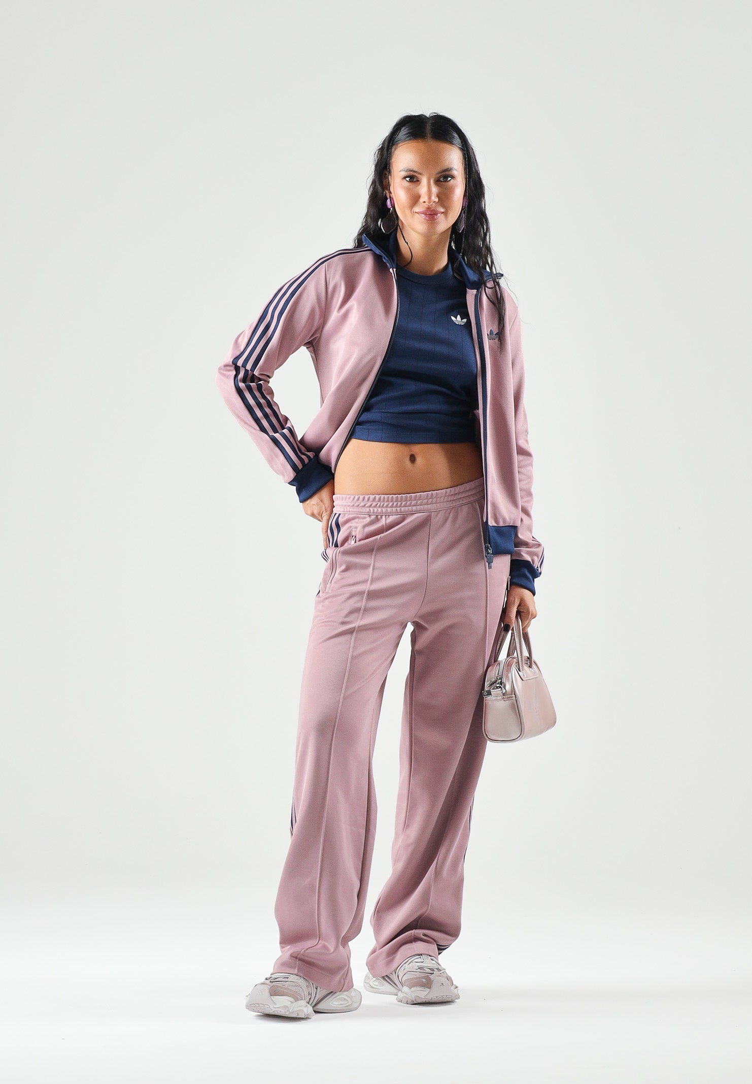 ADIDAS ORIGINALS Pantaloni CLASSIC TRACK PANTS Magic Mauve rosa malva da donna KS4740 . ADIDAS ORIGINALS 