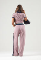 ADIDAS ORIGINALS Polo ADICOLOR rosa e blu da donna KS4761 . ADIDAS ORIGINALS 