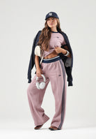 ADIDAS ORIGINALS T-shirt ADICOLOR 3-STRIPES tee-rosa da donna con mini logo iconico KS4776 . ADIDAS ORIGINALS 