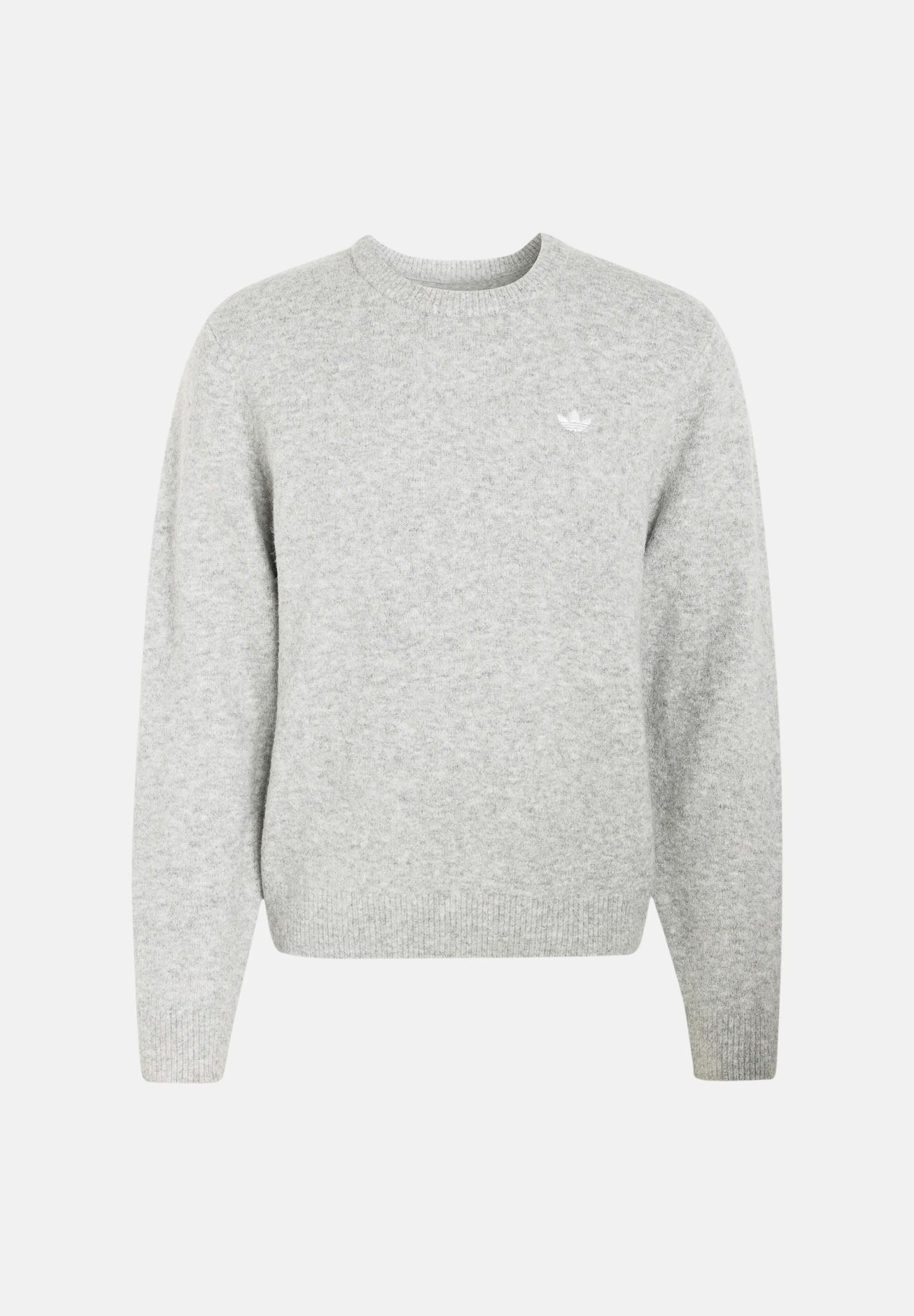 ADIDAS ORIGINALS Maglia TREFOIL ESSENTIALS, grigio mélange, da uomo KS4889 . ADIDAS ORIGINALS 