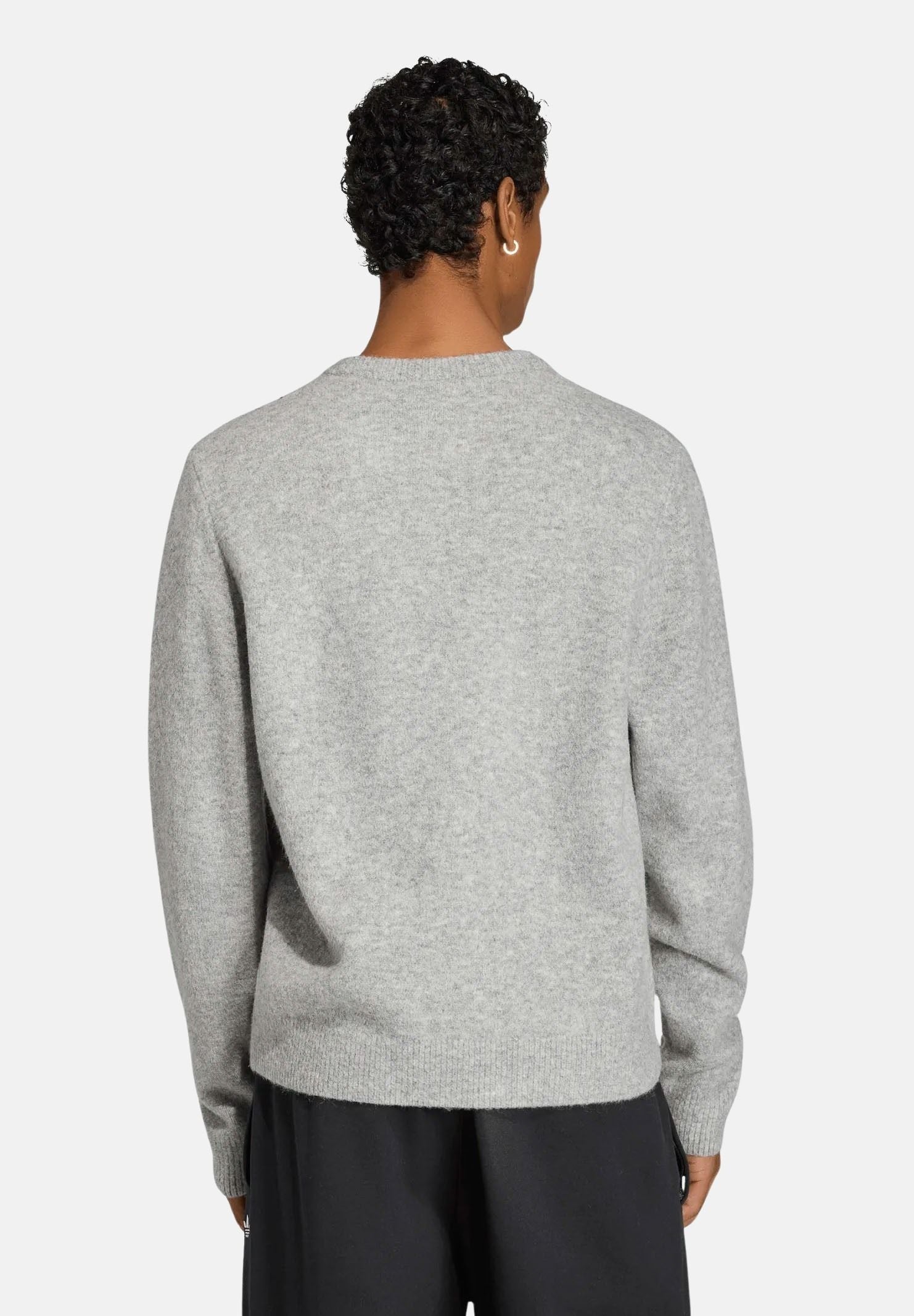 ADIDAS ORIGINALS Maglia TREFOIL ESSENTIALS, grigio mélange, da uomo KS4889 . ADIDAS ORIGINALS 