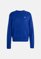ADIDAS ORIGINALS Maglia TREFOIL ESSENTIALS FULLY blu da uomo con logo iconico KS4890 . ADIDAS ORIGINALS 