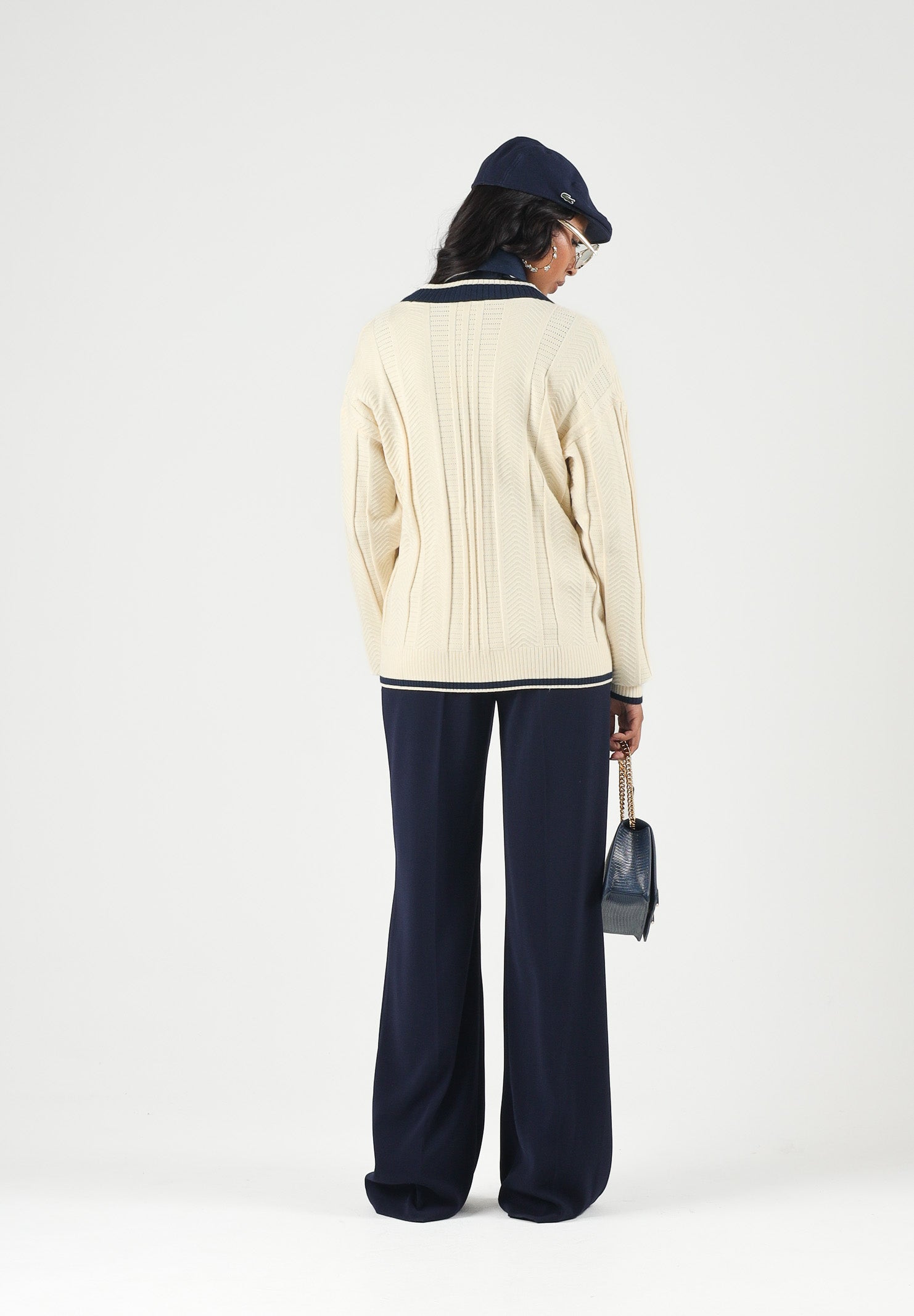 ADIDAS ORIGINALS Cardigan in maglia CABLE KNIT , warm vanila, giallo-crema, da donna <BR/> KS4968 . ADIDAS ORIGINALS 