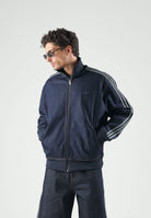 ADIDAS ORIGINALS Giubbotto FIREBIRD ADICOLOR indigo blu da uomo con 3-Stripes sulle maniche. KS4971 . ADIDAS ORIGINALS 