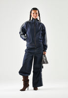 ADIDAS ORIGINALS Giubbotto FIREBIRD ADICOLOR indigo blu da uomo con 3-Stripes sulle maniche. KS4971 . ADIDAS ORIGINALS 