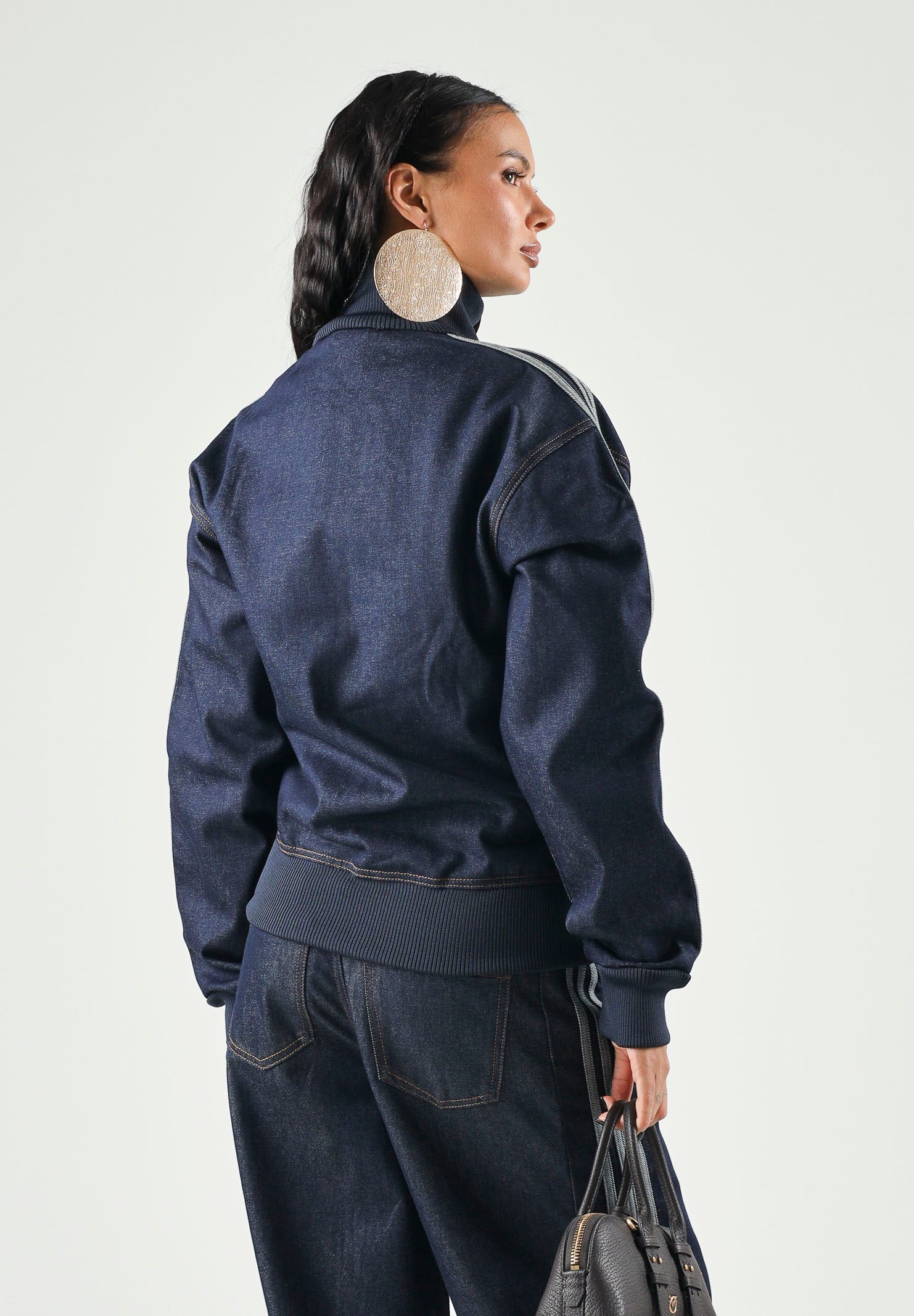 ADIDAS ORIGINALS Giubbotto FIREBIRD ADICOLOR indigo blu da uomo con 3-Stripes sulle maniche. KS4971 . ADIDAS ORIGINALS 