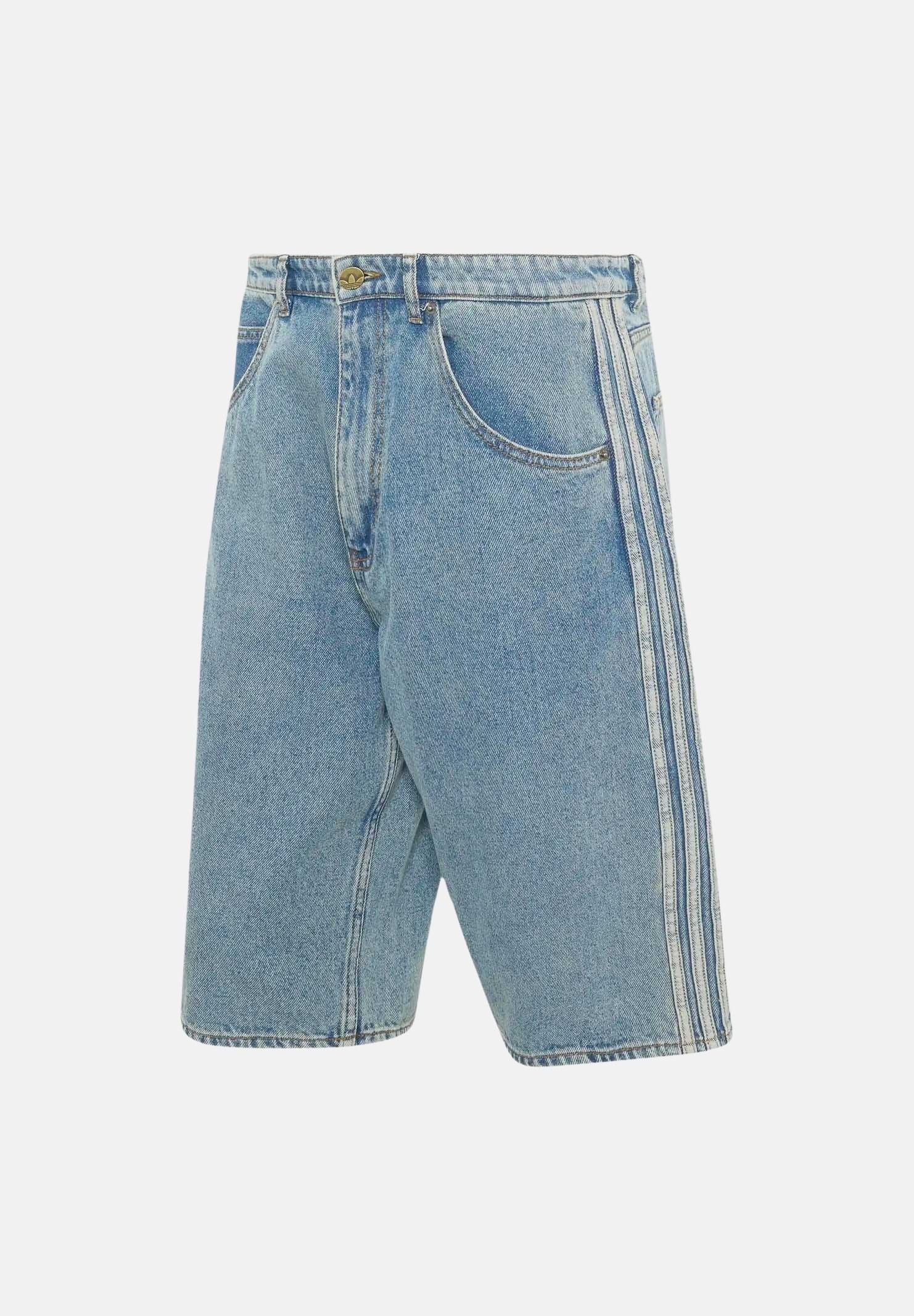 ADIDAS ORIGINALS Shorts FIREBIRD MID-RISE light-blu da uomo con iconiche 3-Stripes KS4975 . ADIDAS ORIGINALS 