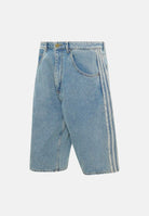 ADIDAS ORIGINALS Shorts FIREBIRD MID-RISE light-blu da uomo con iconiche 3-Stripes KS4975 . ADIDAS ORIGINALS 