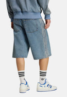 ADIDAS ORIGINALS Shorts FIREBIRD MID-RISE light-blu da uomo con iconiche 3-Stripes KS4975 . ADIDAS ORIGINALS 