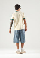 ADIDAS ORIGINALS Shorts FIREBIRD MID-RISE light-blu da uomo con iconiche 3-Stripes KS4975 . ADIDAS ORIGINALS 