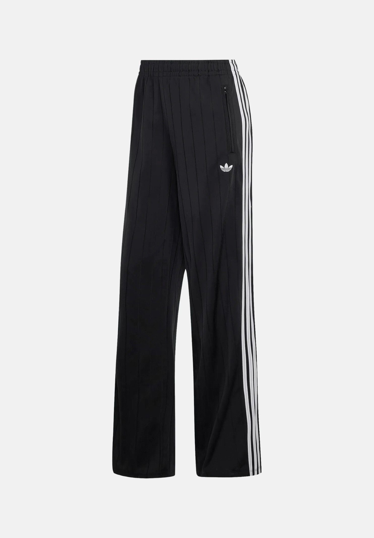 ADIDAS ORIGINALS Pantalone PINSTRIPE FIREBIRD nero da donna con motivo gessato KS6787 . ADIDAS ORIGINALS 
