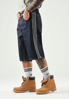 ADIDAS ORIGINALS Shorts FIREBIRD ADICOLOR JORTS indig blu per uomo e donna con iconiche 3-stripes KS6882 . ADIDAS ORIGINALS 